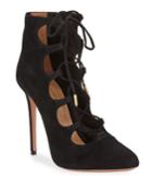 Suede Cutout