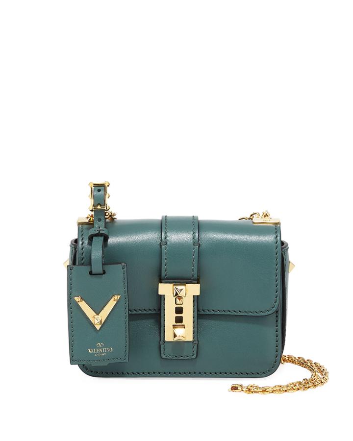 Rockstud Leather Flap