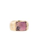 Martellato 18k Amethyst Ring W/ Diamond,