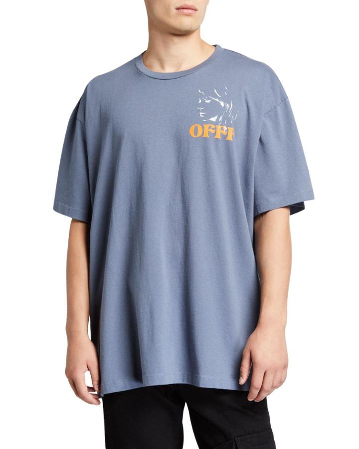 Men's Woman Portrait Graphic Short-sleeve Over T-shirt