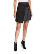 Deconstructed Two-tone Kilt