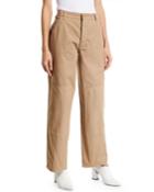 High-waist Twill Carpenter Pants