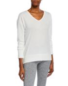 Karolina V-neck Long-sleeve Pullover