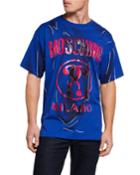 Men's Double Question Mark Logo Jersey T-shirt