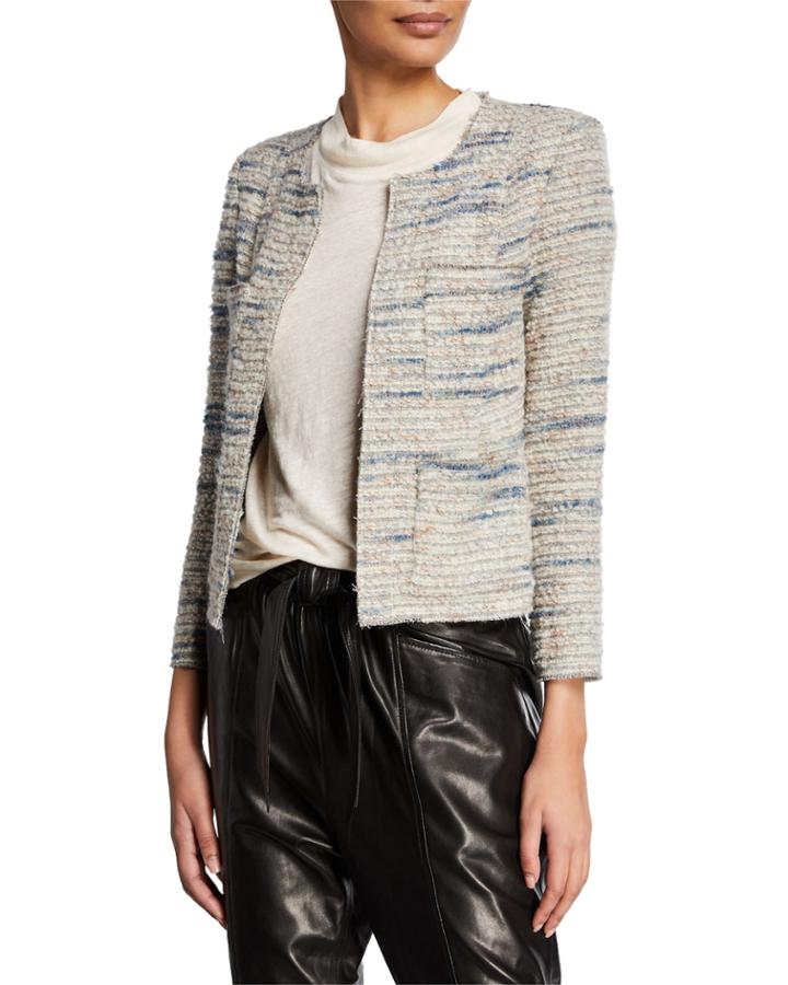 Belugo Open-front Wool Jacket