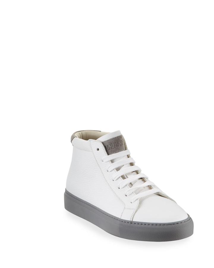 Men's High-top Leather Court