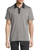 Incisive Contrast-collar Silk-cotton Polo