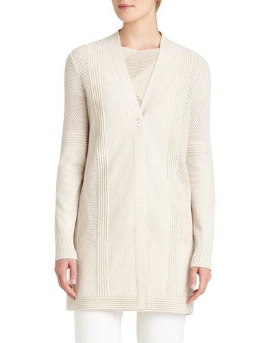 Wool-blend One-button