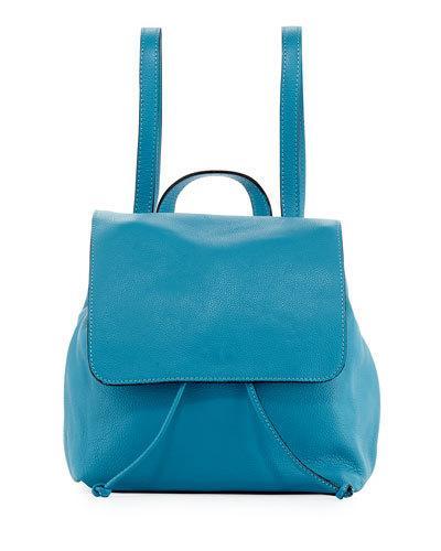 Dollaro Flap Leather Backpack