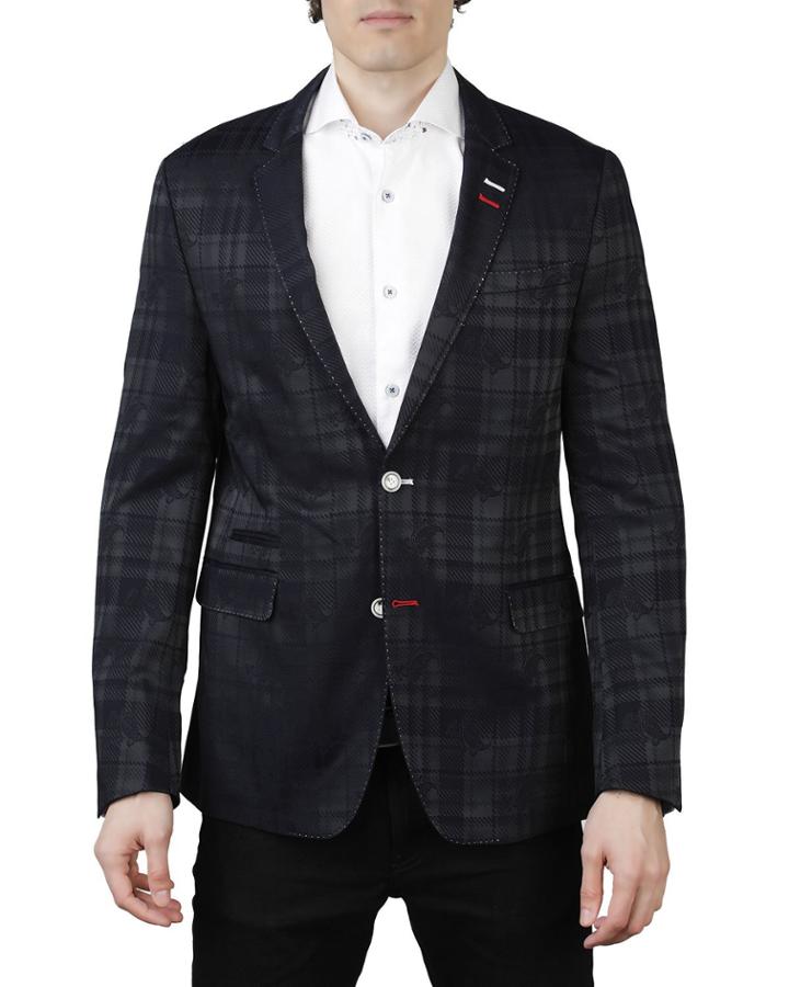 Men's Socrates Crossover Blue Shaped-fit Blazer