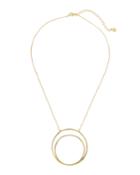 Tiered Two-circle Pendant Necklace