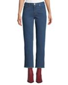 Holden Contrast-back Straight-leg Jeans