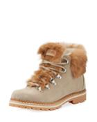 Margherita Fur-trim Hiker Boot