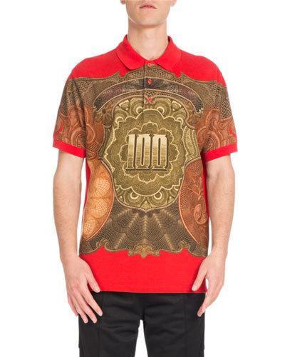 Columbian-fit Money-print Polo