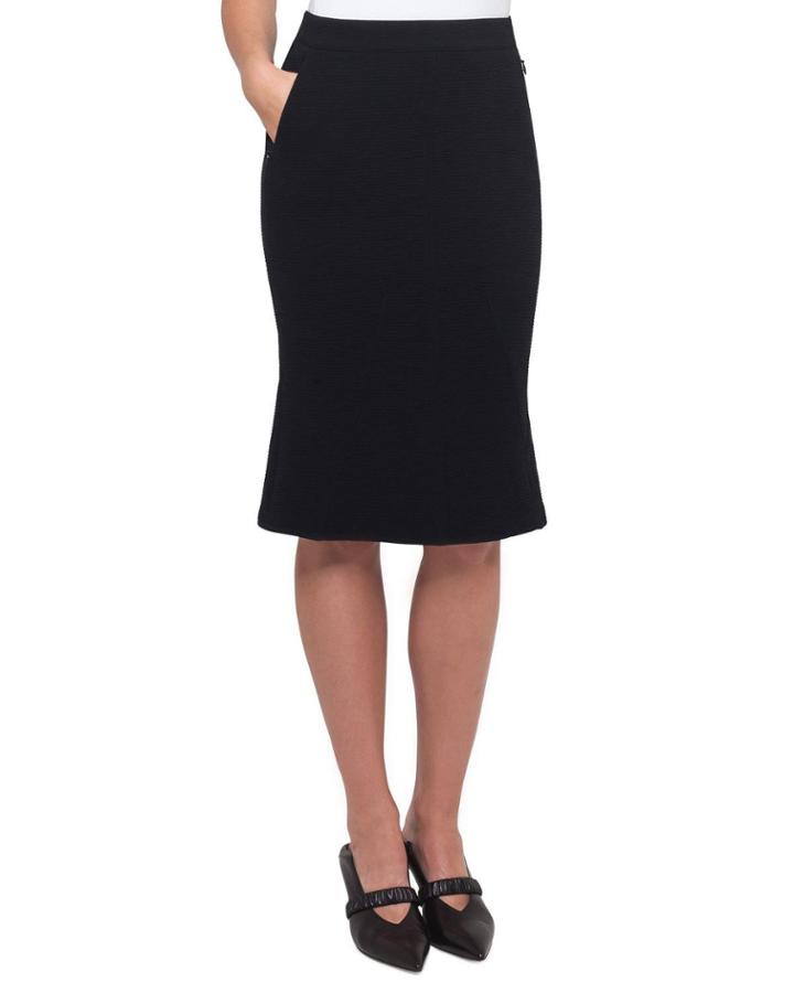 A-line Wool-stretch