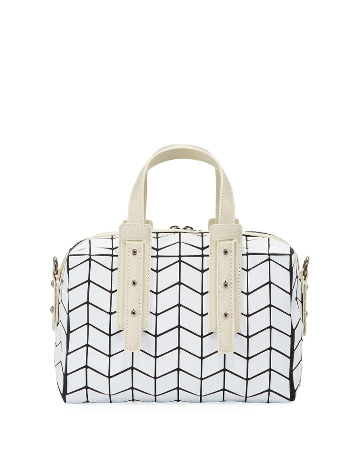 Geometric Tiled Mini Duffel Bag
