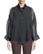 Cold-shoulder Monili-trim