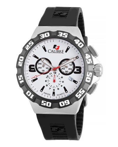 44mm Men's Lancer Chronograph Watch W/ Rubber