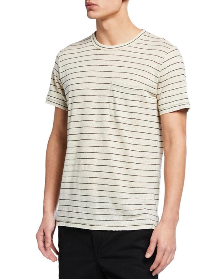 Men's Owen Striped Pocket T-shirt