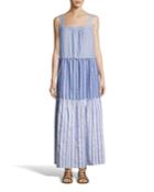 Tiered Stripe A-line