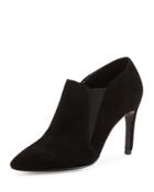 Allaire Suede Pointed Toe Bootie, Black