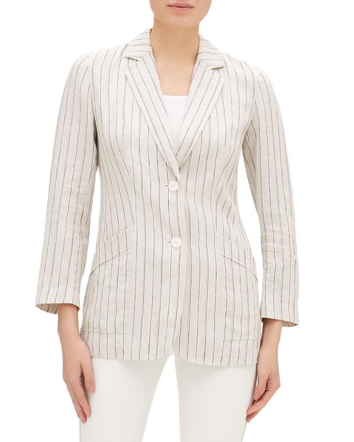 Boston Sundance Stripe Button-front Jacket