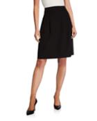 Wide-waistband Pleated