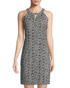 Floral Halter-neck A-line Dress