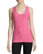 Metro Mesh-back Tank, Heather Beetroot