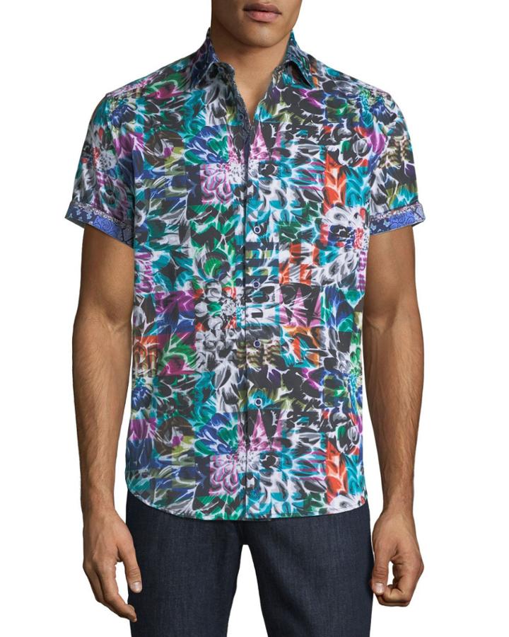 Classic-fit Genesee Floral Short-sleeve