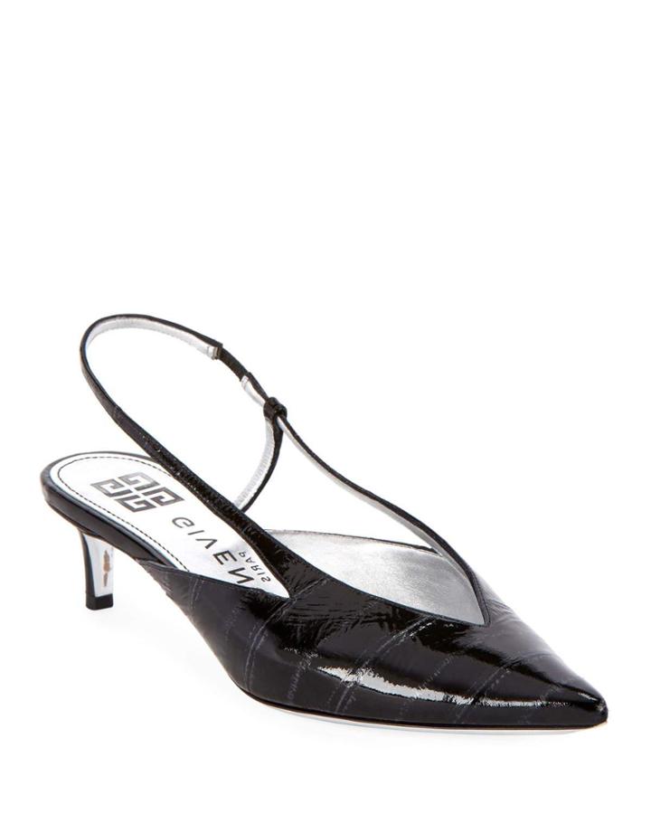 Show 3v Eel Slingback Pumps