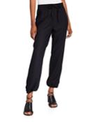Drawstring-waist Parole Pants