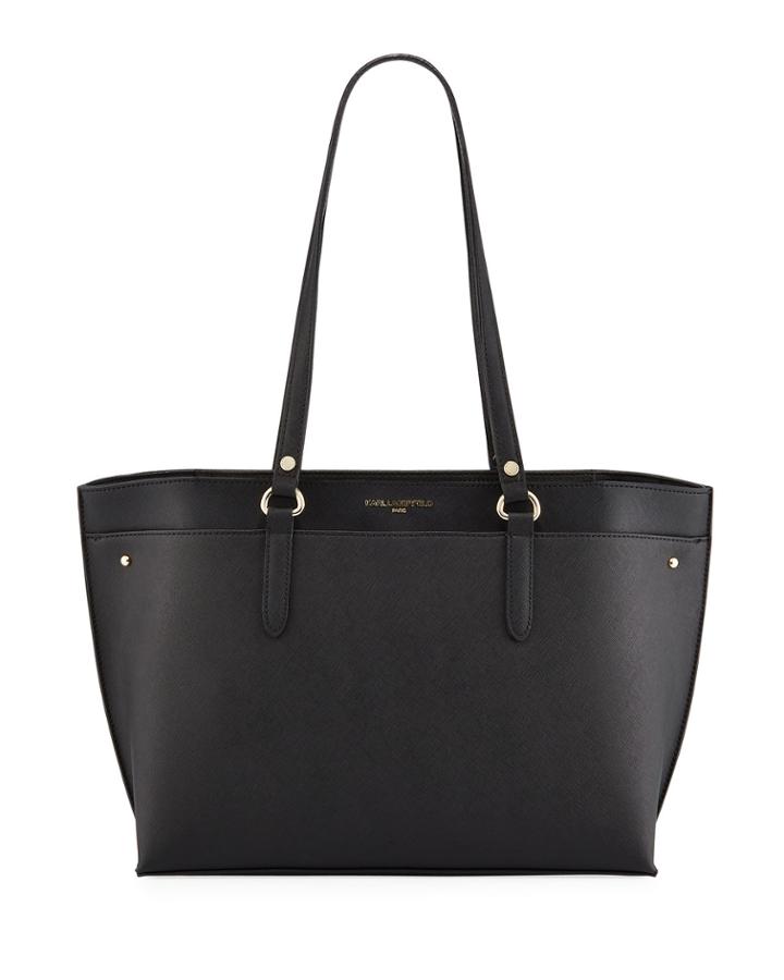 Fleurette Leather Tote Bag