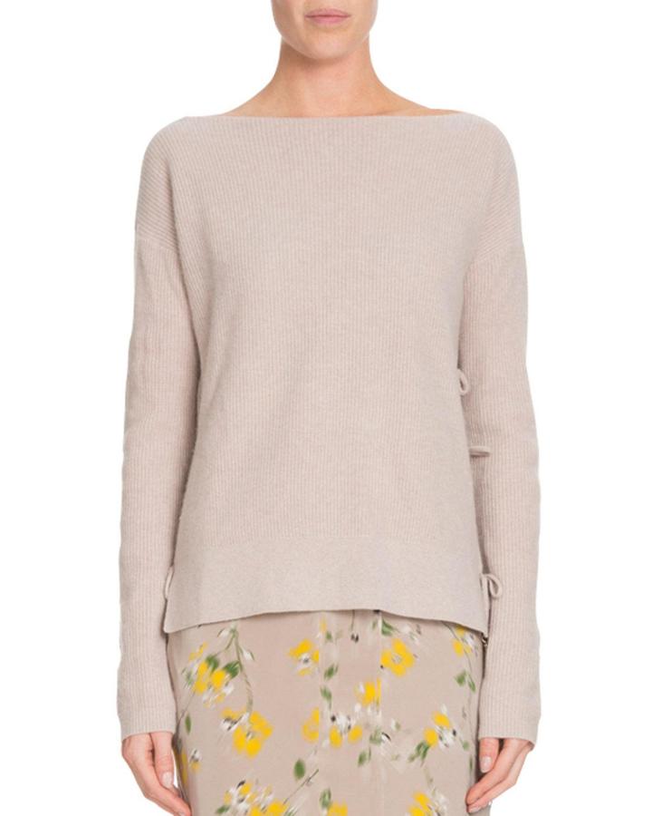 Open-back Side-tie Cashmere