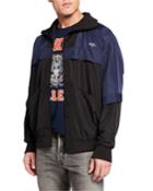 Men's Colorblock Zip-front Jacket