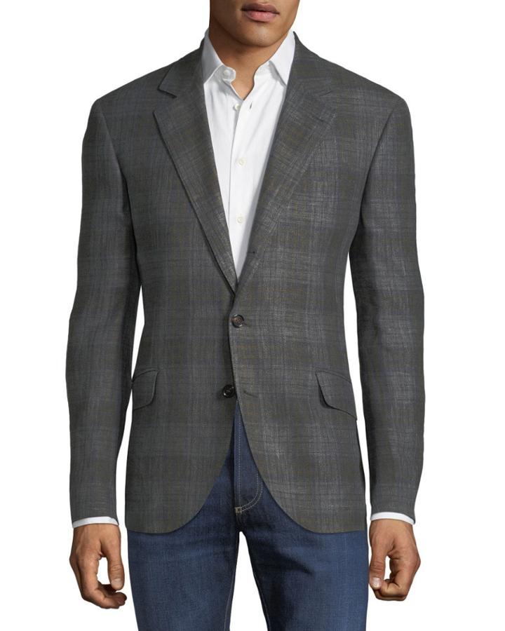 Tartan Wool Horse Jacket