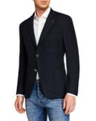 Men's Two-button Patch-pocket Jacket