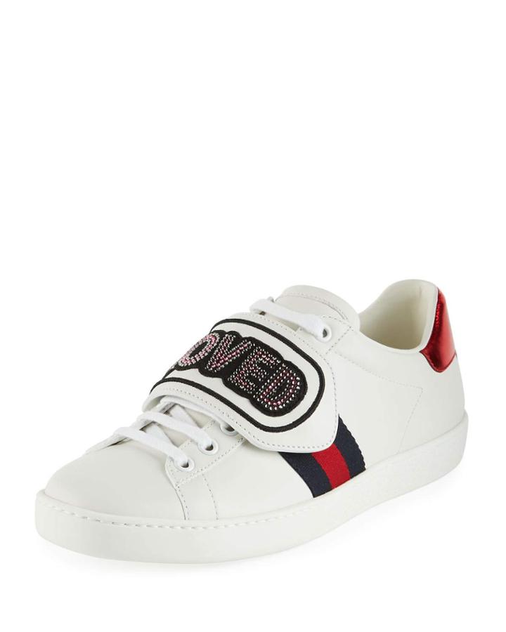 Rainbow Loved Patch Leather