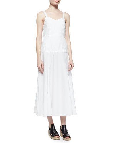 Jade Sleeveless Poplin A-line Dress