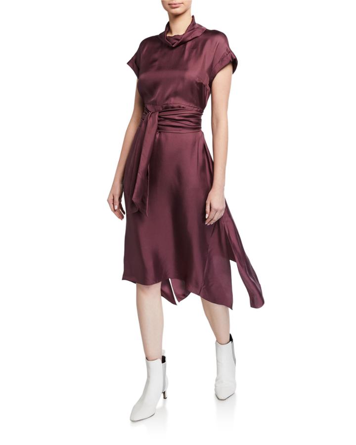 Twill Midi T-shirt Dress