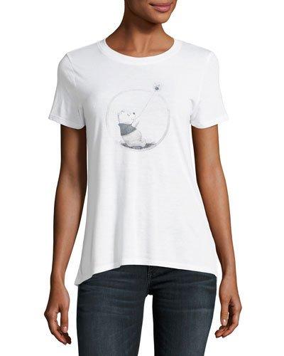 Pooh W/ Flying Piglet Graphic Tee