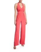 Wide-leg Halter Jumpsuit