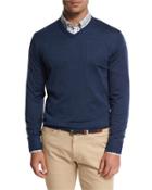 Collection Merino-silk V-neck