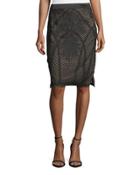Tribe Embroidered-mesh Pencil