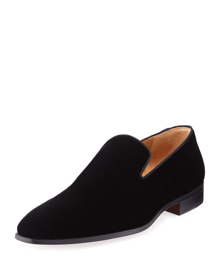 Men's Velvet Slip-on Dress