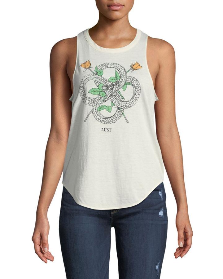 Snakes & Roses Lust Graphic Tank