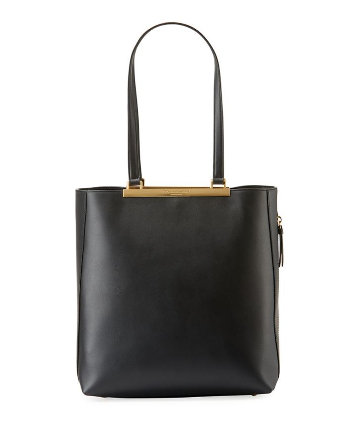 Mally North/south Leather Tote Bag