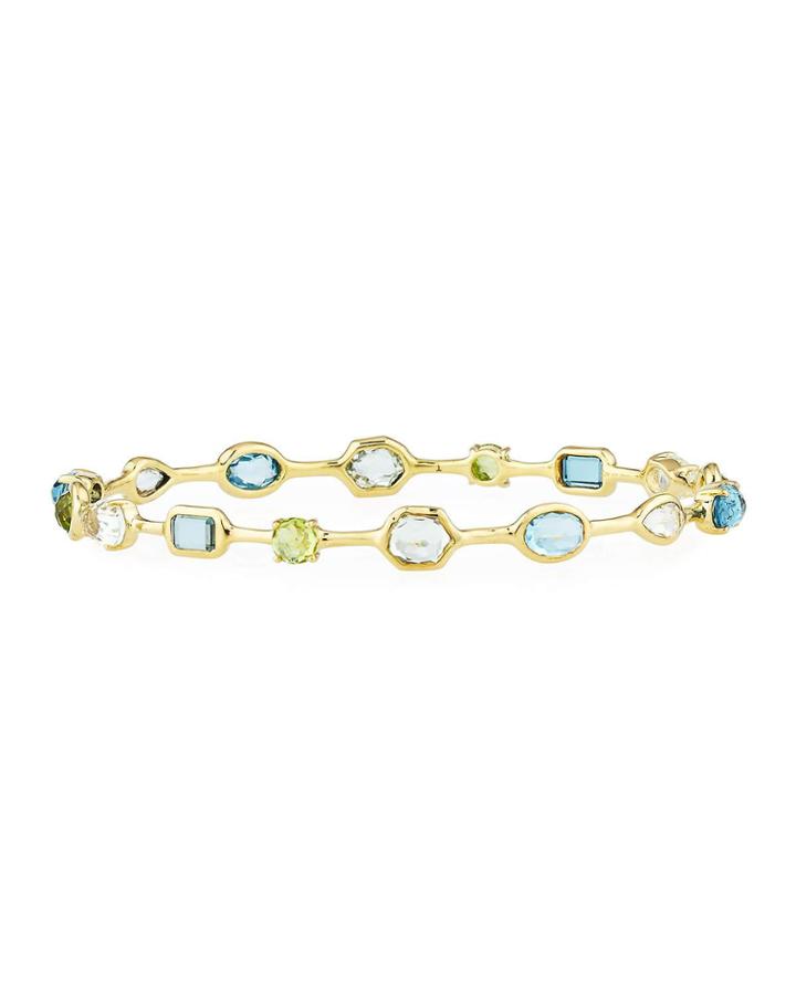 18k Gold Rock Candy&reg; Gelato Bangle In Tartan