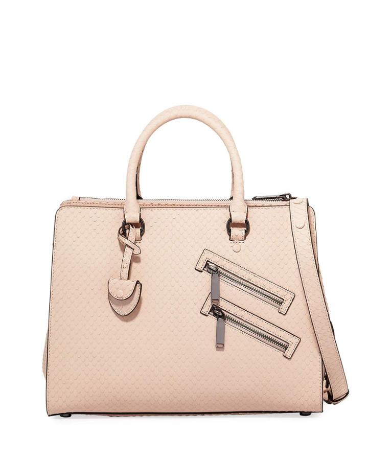 Jamie Large Snake-embossed