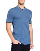 Men's Jersey T-shirt With Contrast Trim